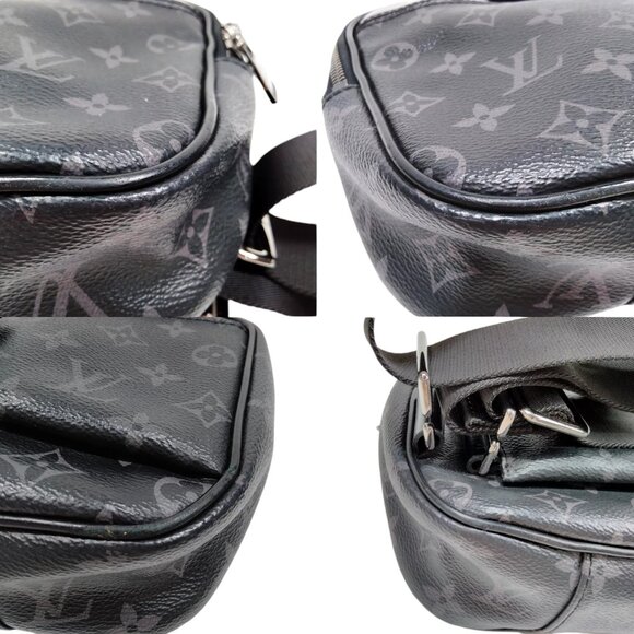 891738AP (S6) Louis Vuitton Waist Bag Black Monogram Eclipse - Picture 9 of 12